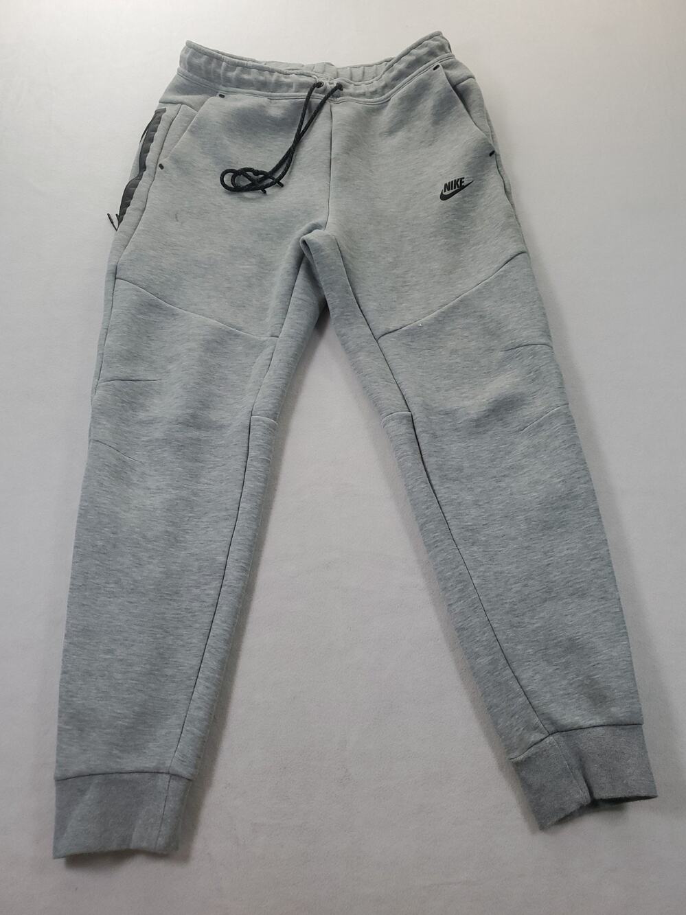 Nike Sportswear Heather Gray Jogger Pants Mens Large Cotton/Polyeste Tapered Leg
